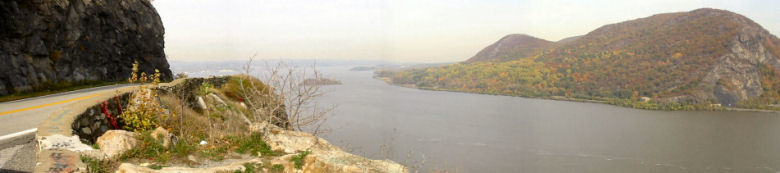 view north to Bannerman's Island